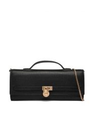 MICHAEL Michael Kors Torebka 30F5GHMC8L Czarny. Czarne torebki wieczorowe damskie MICHAEL Michael Kors, bez wzorów, ze skóry, bez dodatków. Za 859.99 zł.