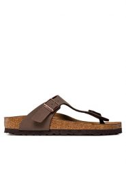 Birkenstock Japonki Gizeh Bs 0043753 Brązowy. Brązowe klapki damskie Birkenstock, bez wzorów, ze skóry, bez obcasa, bez zapięcia. Za 359.99 zł.