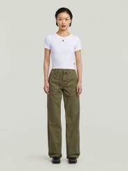G-Star Dżinsy - Loose fit - w kolorze khaki rozmiar: W31/L34. Brązowe jeansy damskie G-Star, z podwyższonym stanem. Za 257.14 zł.