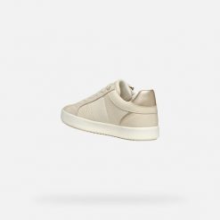 Trenerzy damscy Geox Blomiee. Brązowe obuwie sportowe damskie Geox, bez zapięcia. Za 363.99 zł.