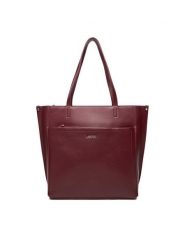 Lasocki Torebka C-LSK-L-001-08 Bordowy. Czerwone shopper bag Lasocki, bez wzorów, z materiału, bez dodatków. Za 189.99 zł.