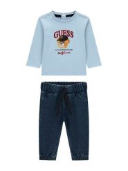 Guess Komplet bluzka i spodnie I6YG07 7K4014 Kolorowy Regular Fit. T-shirty i koszulki chłopięce Guess, z aplikacjami, z bawełny, bez kołnierzyka, bez ramiączek. Za 234.99 zł.