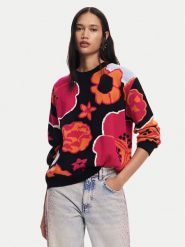Desigual Sweter Niagara 24WWJF32 Kolorowy Regular Fit. Swetry klasyczne damskie Desigual, l, z syntetyku, bez kołnierzyka. Za 449.99 zł.