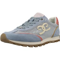 Buty CARMELA 163213C Niebieski. Niebieskie obuwie trekkingowe damskie Carmela, ze skóry, bez zapięcia. Za 465.45 zł.