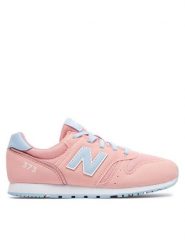 New Balance Sneakersy YC373AM2 Różowy. Czerwone buty sportowe dziewczęce New Balance, ze skóry, bez zapięcia. Za 199.99 zł.