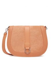 DeeZee Torebka DZE-S-020-07 Pomarańczowy. Brązowe listonoszki damskie DeeZee, bez wzorów, z materiału, bez dodatków. Za 129.99 zł.