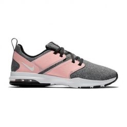 Buty treningowe damskie Nike Air Bella TR. Szare obuwie sportowe damskie Nike, z materiału, bez zapięcia, na fitness i siłownię. Za 469.99 zł.