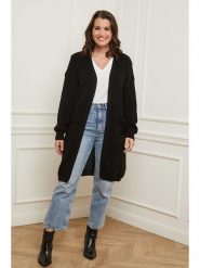 Curvy Lady Kardigan w kolorze czarnym rozmiar: 44/46. Czarne kardigany damskie Curvy Lady, bez wzorów. Za 202.03 zł.