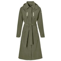 Damska kurtka wodoodporna Basil MosseTrench-Coat. Czarne kurtki damskie BASIL, l, bez wzorów, z materiału, bez kaptura. Za 665.75 zł.