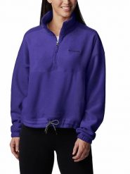 Columbia Bluza polarowa "Brushy Bay" w kolorze fioletowym rozmiar: XS. Różowe bluzy damskie Columbia, xs, bez wzorów, z polaru, bez kaptura. Za 159.95 zł.