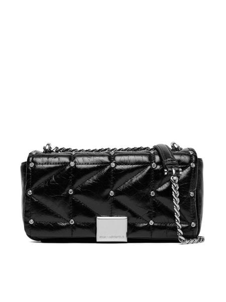 KARL LAGERFELD Torebka A4W30051 Czarny. Czarne listonoszki damskie KARL LAGERFELD, bez wzorów, ze skóry, bez dodatków. Za 929.99 zł.