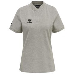 Damska koszulka polo Hummel Move Grid. Szare koszulki sportowe damskie Hummel, m, bez wzorów, bez ramiączek. Za 163.00 zł.