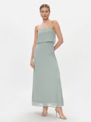 Vila Sukienka wieczorowa Milina 14094089 Zielony Regular Fit. Zielone sukienki damskie Vila, bez wzorów, z syntetyku, wizytowe, bez ramiączek. Za 149.99 zł.