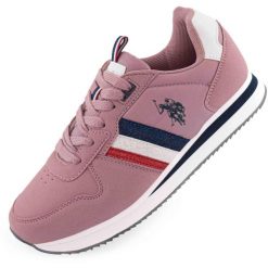 Modne i Wygodne Sneakersy Damskie U.S. Polo Assn. Różowe 38. Czerwone obuwie sportowe damskie U.S. Polo Assn., ze skóry ekologicznej, bez zapięcia, trekkingowe. Za 317.99 zł.