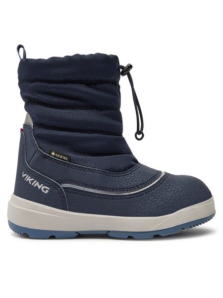 Viking Śniegowce Toasty Pull-On Warm Gtx GORE-TEX 3-94015-5 Granatowy. Niebieskie buty zimowe chłopięce Viking, z gore-texu, bez zapięcia. Za 309.99 zł.