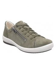 Legero Skórzane sneakersy "Tanaro 5.0" w kolorze khaki rozmiar: 37,5. Brązowe obuwie sportowe damskie Legero, bez zapięcia. Za 232.78 zł.