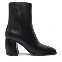 Botki MICHAEL Michael Kors. Czarne botki damskie MICHAEL Michael Kors, bez obcasa, na słupku, bez zapięcia. Za 1,059.00 zł.
