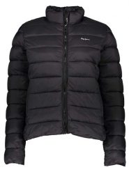 Pepe Jeans Kurtka pikowana w kolorze czarnym rozmiar: L. Czarne kurtki damskie Pepe Jeans, l, bez wzorów, z jeansu, bez kaptura. Za 184.46 zł.
