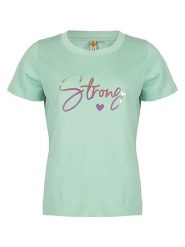 Roadsign Koszulka w kolorze miętowym rozmiar: XL. Zielone bluzki damskie Roadsign, xl, bez wzorów, z bawełny, bez kołnierzyka, bez ramiączek. Za 43.99 zł.