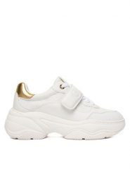 Guess Sneakersy FLFHNN ELE12 Biały. Białe obuwie sportowe damskie Guess, ze skóry, bez zapięcia. Za 319.99 zł.