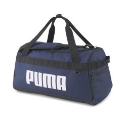 Torba sportowa Challenger S PUMA Navy Blue. Białe torby sportowe Puma, bez wzorów, z materiału. Za 113.49 zł.