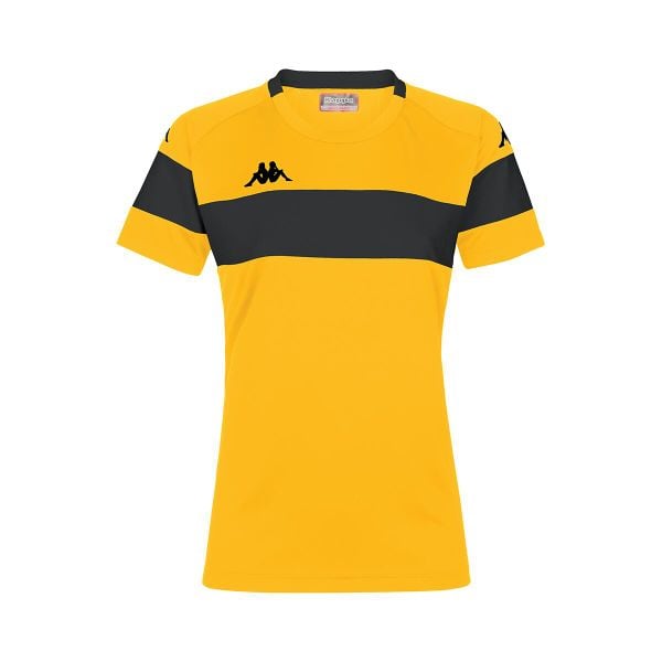 Damski jersey Kappa Dareta. Czarne koszulki sportowe damskie Kappa, s, bez wzorów, z jersey, bez ramiączek, na fitness i siłownię. Za 168.50 zł.
