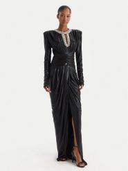 Babylon Sukienka wieczorowa S00835 Czarny Regular Fit. Czarne sukienki damskie Babylon, bez wzorów, z syntetyku, wizytowe, bez ramiączek. Za 2,639.00 zł.