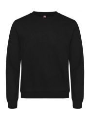 Clique Basic Roundneck bluza unisex o stabilnej strukturze – black. Czarne bluzy damskie CLIQUE, m, bez wzorów, z bawełny, bez kaptura. Za 149.58 zł.