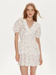 Gina Tricot Sukienka letnia 22230 Écru Regular Fit. Sukienki damskie Gina Tricot, bez wzorów, z syntetyku, bez ramiączek. Za 79.99 zł.