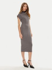 ACCESS FASHION Sukienka koktajlowa 44-3311-504 Szary Slim Fit. Szare sukienki damskie ACCESS FASHION, bez wzorów, z syntetyku, wizytowe, bez ramiączek. Za 279.99 zł.