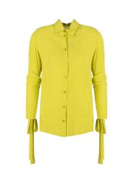Patrizia Pepe Koszula | 8C0539/A8I1 | Kobieta | Zielony. Zielone koszule damskie Patrizia Pepe, uniwersalny, bez wzorów, z tkaniny, bez kołnierzyka, bez ramiączek. W wyprzedaży za 399.00 zł.