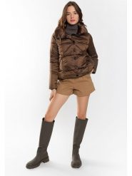Northwood Kurtka zimowa "Daisy" w kolorze ciemnobrązowym rozmiar: M. Brązowe kurtki damskie Northwood, na zimę, m, bez wzorów, z puchu, bez kaptura. Za 166.10 zł.