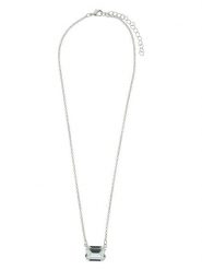 Otazu Naszyjnik z kryształem Swarovski - dł. 46 cm rozmiar: onesize. Szare naszyjniki damskie Otazu, z kryształem, z mosiądzu. Za 130.99 zł.