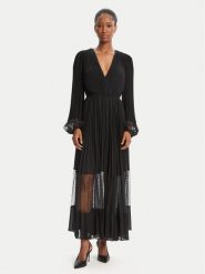TWINSET Sukienka wieczorowa 252TP2641 Czarny Regular Fit. Czarne sukienki damskie Twinset, bez wzorów, z syntetyku, wizytowe, bez ramiączek. Za 899.99 zł.