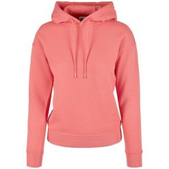 Damska bluza z kapturem Urban Classics. Czerwone bluzy damskie Urban Classics, bez wzorów, z kapturem. Za 183.50 zł.