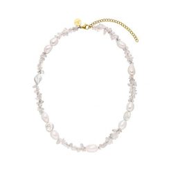 Purelei Purelei Naszyjnik Crystal Wave Naszyjniki 1 ct Damski. Żółte naszyjniki damskie Purelei, z kryształem, pozłacane. Za 271.29 zł.