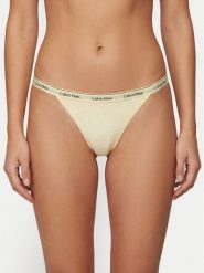 Calvin Klein Underwear Figi klasyczne LV00QD5213 Écru. Figi Calvin Klein Underwear, bez wzorów, z syntetyku. Za 79.99 zł.