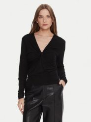 Lola Casademunt by Maite Bluzka MF2515029 Czarny Slim Fit. Czarne bluzki damskie Lola Casademunt by Maite, s, bez wzorów, z wiskozy, bez kołnierzyka, bez ramiączek. Za 439.99 zł.