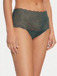 Chantelle Figi klasyczne z wysokim stanem Soft Stretch C11G80 Zielony. Zielone figi Chantelle, bez wzorów, z syntetyku. Za 99.99 zł.