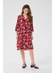 Kaffe Sukienka w kolorze czerwono-czarnym rozmiar: 40. Czerwone sukienki damskie Kaffe, bez wzorów, z wiskozy, bez ramiączek. Za 126.99 zł.
