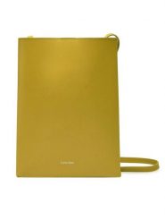 Calvin Klein Torebka Line Ns Crossbody Lth Bag LV04F3005G Zielony. Zielone listonoszki damskie Calvin Klein, bez wzorów, ze skóry, bez dodatków. Za 459.99 zł.