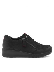Go Soft Sneakersy WI23-CHAJA-01 Czarny. Czarne obuwie sportowe damskie GO SOFT, z nubiku, bez zapięcia. Za 219.99 zł.