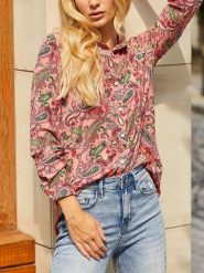 LA Angels Bluzka w kolorze jasnoróżowym rozmiar: L. Różowe bluzki damskie LA Angels, l, bez wzorów, bez kołnierzyka, bez ramiączek. Za 113.99 zł.