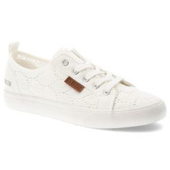Białe Trampki Big Star Modne Buty Damskie Półbuty. Białe trampki damskie Big Star, z aplikacjami, z gumy, bez zapięcia. Za 139.00 zł.
