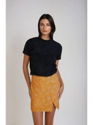 Monki Spódnica w kolorze pomarańczowym rozmiar: 38. Pomarańczowe spódnice damskie Monki, bez wzorów, mini. Za 43.99 zł.