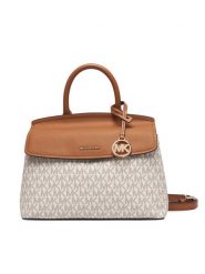 MICHAEL Michael Kors Torebka Landry 30T6GX7S1B Kremowy. Białe torebki klasyczne damskie MICHAEL Michael Kors, ze skóry, bez dodatków. Za 1,019.00 zł.