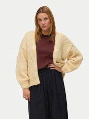 Vero Moda Kardigan Maybe 10273101 Żółty Oversize. Żółte kardigany damskie Vero Moda, s, bez wzorów, z syntetyku. Za 189.99 zł.