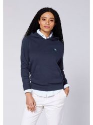 Polo Sylt Bluza w kolorze granatowym rozmiar: XL. Niebieskie bluzy damskie Polo Sylt, xl, bez wzorów, z bawełny, z kapturem. Za 147.95 zł.