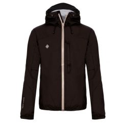 Kurtka przeciwdeszczowa do biegania w deszczowe dni, unisex SEIL Izas. Czarne kurtki damskie Izas, m, bez wzorów, z tkaniny, bez kaptura. Za 573.87 zł.