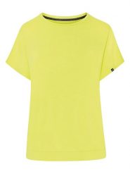 Naturana Koszulka w kolorze żółtym rozmiar: XL. Żółte bluzki damskie Naturana, xl, bez wzorów, bez kołnierzyka, bez ramiączek. Za 65.69 zł.